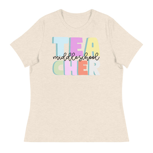 Middle School Adult Teacher Tee